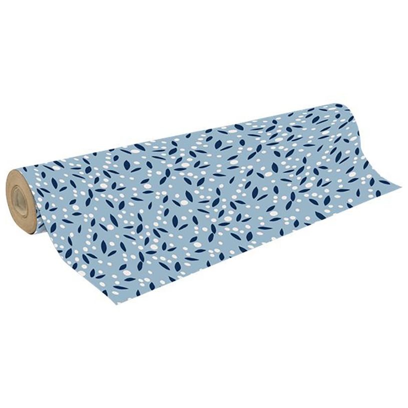 3329682238592-Clairefontaine - Papier cadeau kraft - 70 cm x 50 m - 70 g/m² - bleu/blanc-P_405110275_1-0