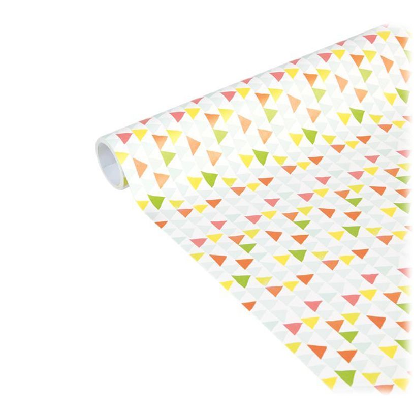 3329682238608-Clairefontaine Excellia Tiny Rolls - Papier cadeau triangles - 35 cm x 5 m - 80 g/m²-P_405110276_1-0
