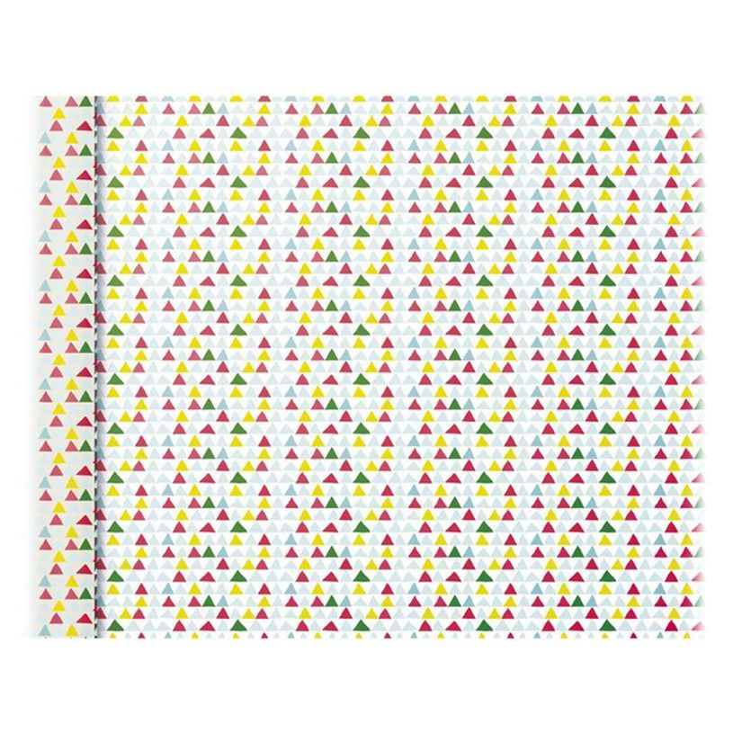3329682238608-Clairefontaine Excellia Tiny Rolls - Papier cadeau triangles - 35 cm x 5 m - 80 g/m²-P_405110276_2-1
