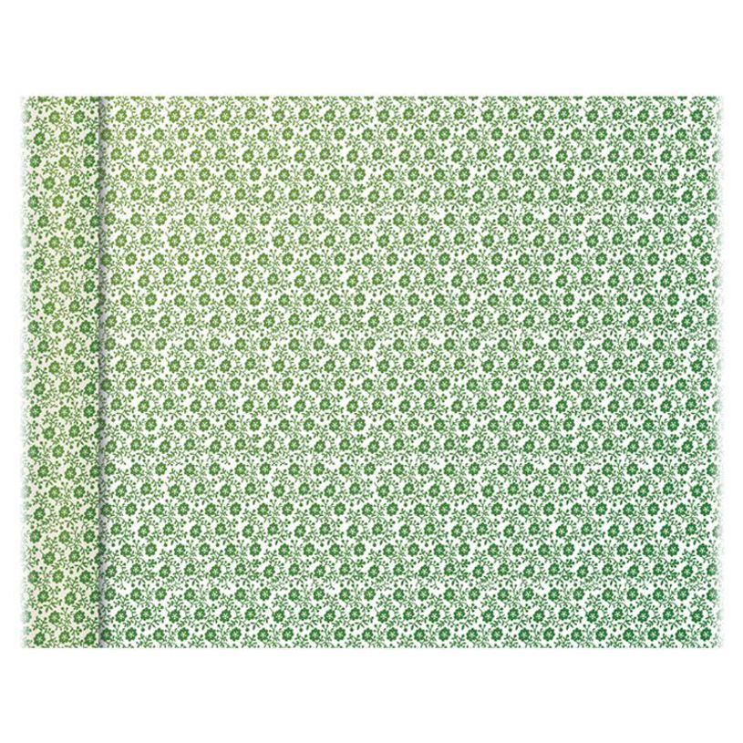 3329682238677-Clairefontaine Excellia Tiny Rolls - Papier cadeau fleurs vertes - 35 cm x 5 m - 80 g/m²-P_405110283_1-0