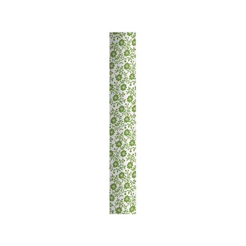 3329682238677-Clairefontaine Excellia Tiny Rolls - Papier cadeau fleurs vertes - 35 cm x 5 m - 80 g/m²-P_405110283_2-1