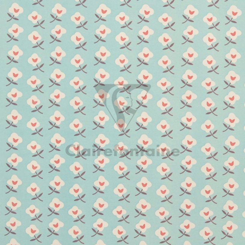 3329682238714-Clairefontaine Excellia Tiny Rolls - Papier cadeau - 35 cm x 5 m - 80 g/m² - fleurs et fo-P_405110287_1-0