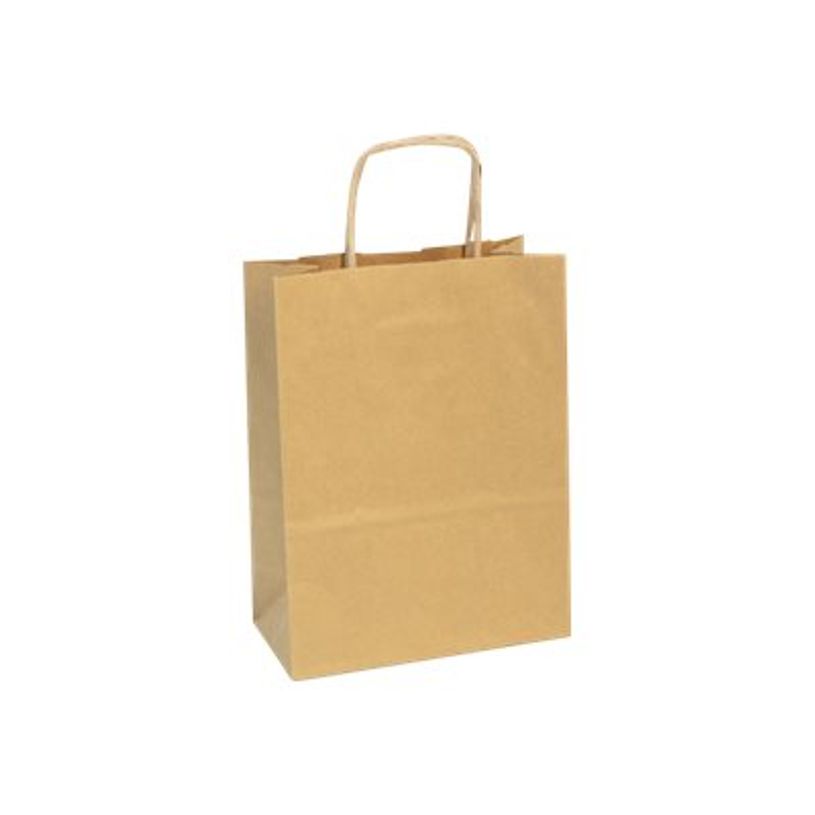 3065503956091-Clairefontaine - 25 Sacs cadeau kraft - 16 cm x 8 cm x 21 cm - brun-P_405110304_1-0