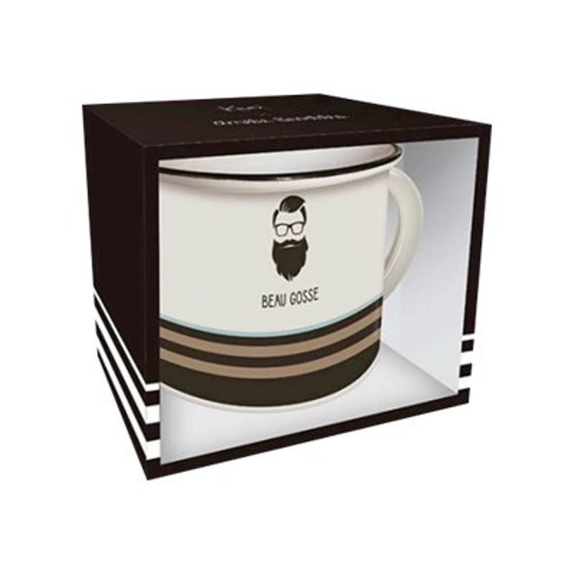 3700572761008-Kiub Timballe - Mug en porcelaine avec boîte - 420 ml - beau gosse-P_405110428_1-0