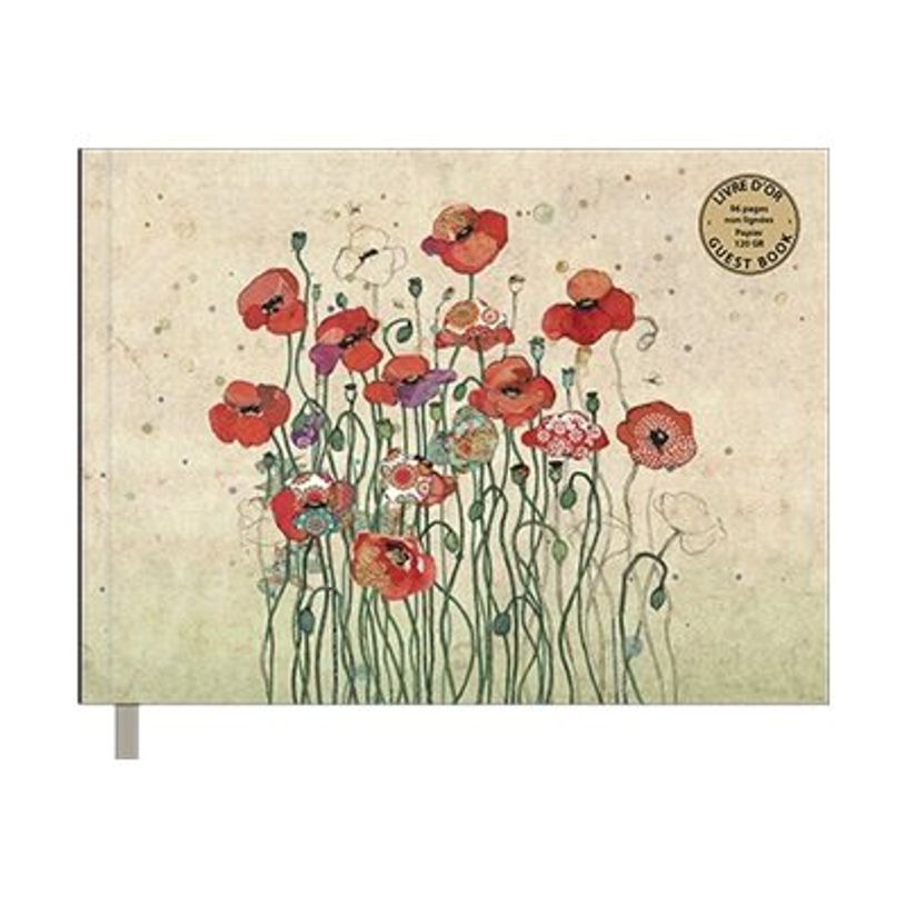 3700572731490-Kiub Bug Art - Livre d'or - 251 x 187 mm - coquelicot-P_405110436_1-0