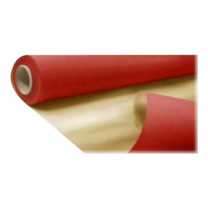 3281650480955-Créastyl Duo Métal - Papier cadeau kraft - 69 cm x 50 m - 60 g/m² - rouge/or-P_405110443_2-2