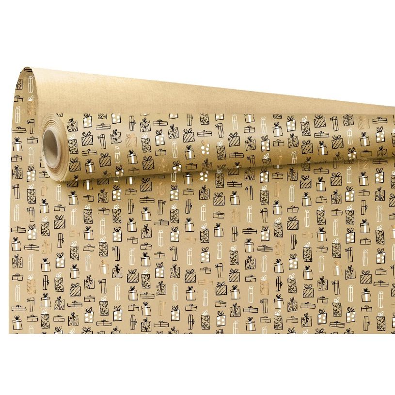 0404051104463-Logistipack - Papier cadeau kraft - 69 cm x 25 m - 60 g/m² - cadeaux-P_405110446_1-0