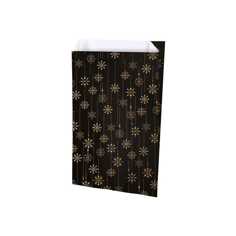 3281650535006-Créastyl - 150 Sacs cadeau kraft - 12 cm x 4,5 cm x 20 cm - noir/or-P_405110456_2-1