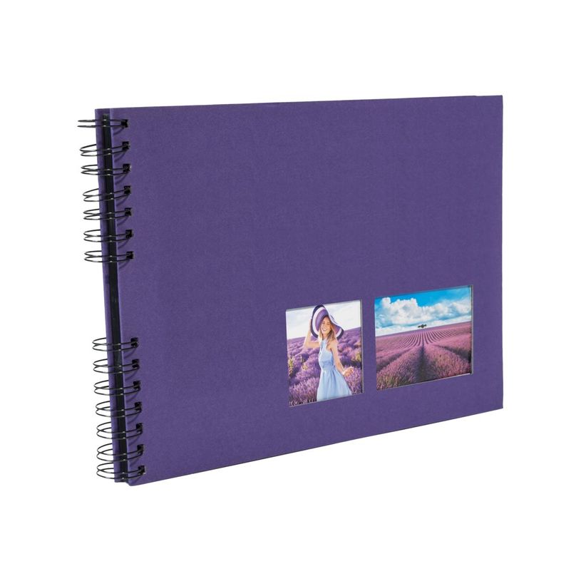 3130630150053-Exacompta Milano - Album photos 32 x 22 cm - 50 pages - violet-P_405110523_2-1