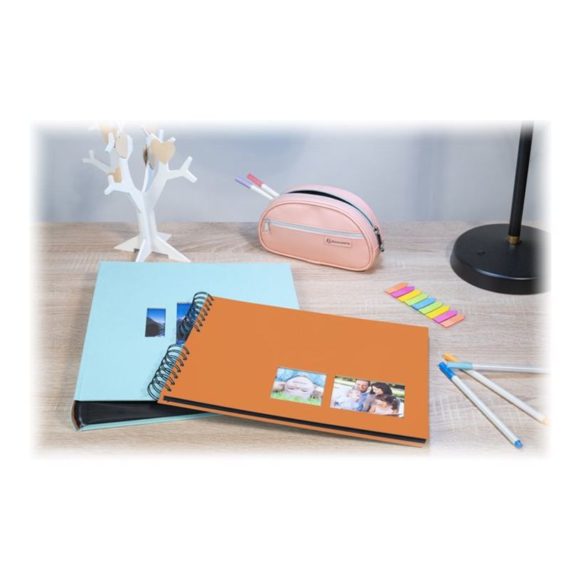 3130630150046-Exacompta Milano - Album photos 32 x 22 cm - 50 pages - orange-P_405110525_1-9