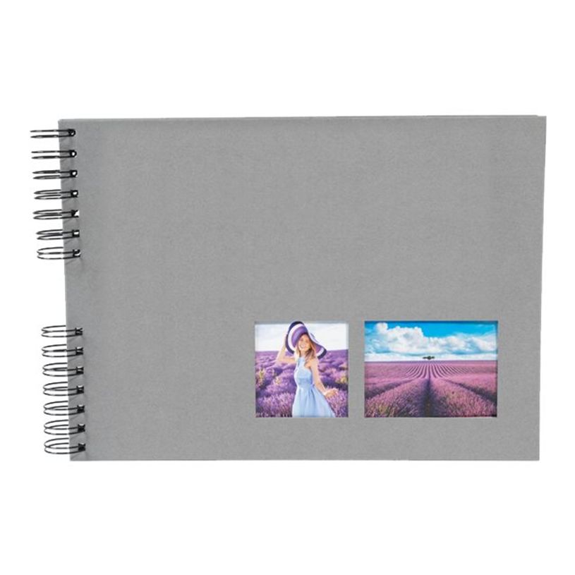 3130630150039-Exacompta Milano - Album photos 32 x 22 cm - 50 pages - gris-P_405110527_3-1