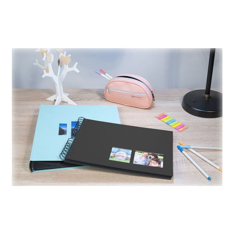 3130630150060-Exacompta Milano - Album photos 32 x 22 cm - 50 pages - noir-P_405110528_1-4