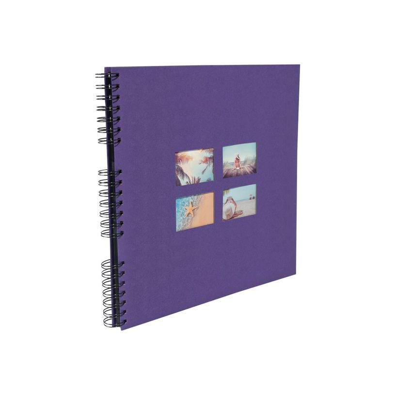 3130630151180-Exacompta Milano - Album photos 32 x 32 cm - 60 pages - violet-P_405110532_4-0