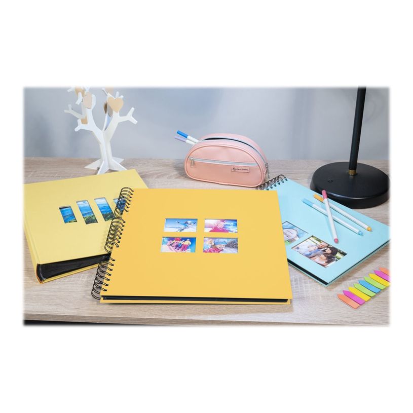 3130630151203-Exacompta Milano - Album photos 32 x 32 cm - 60 pages - jaune-P_405110533_1-4