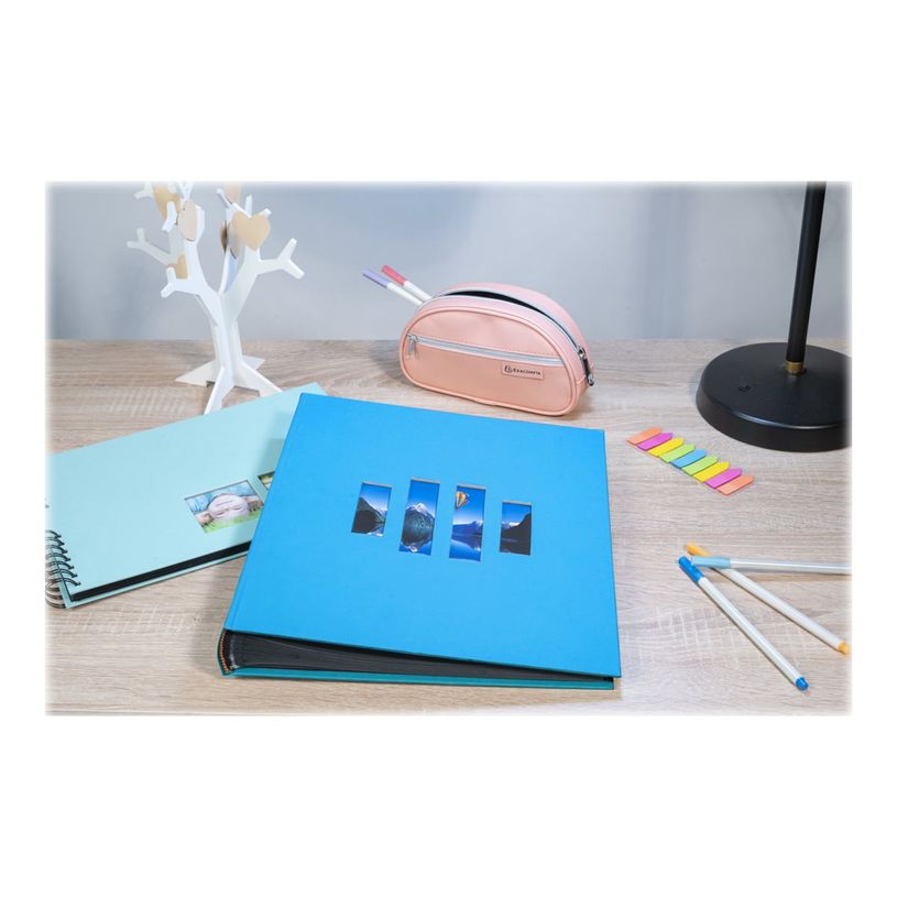3130630160717-Exacompta Milano - Album photos 29 x 32 cm - 60 pages - bleu-P_405110538_1-6