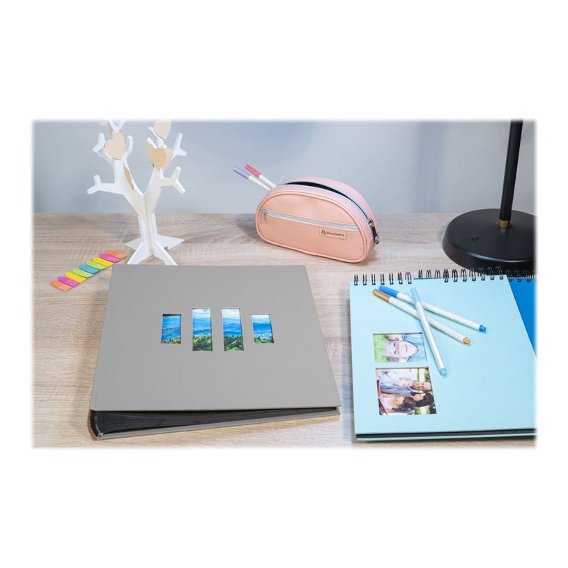 3130630160724-Exacompta Milano - Album photos 29 x 32 cm - 60 pages - gris-P_405110543_3-2