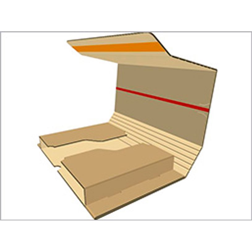 0404051105699-Étui d'expédition postale avec bande adhésive - 22 cm x 31 cm x 5 cm - kraft - Torraspa-P_405110569_1-0