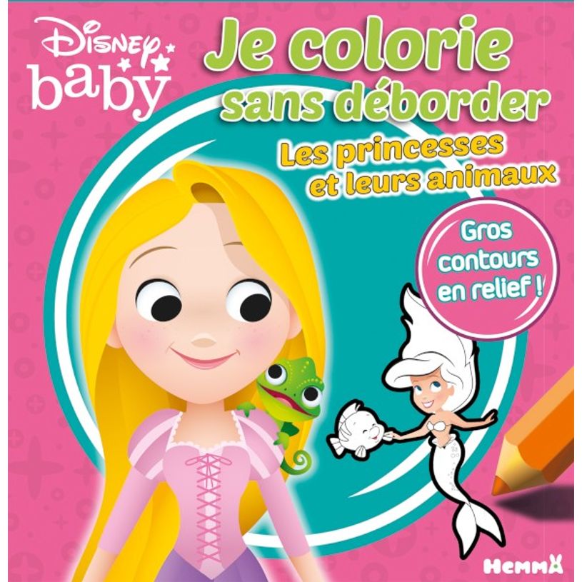 9782508046681-Disney Baby Je colorie sans déborder - Les princesses et leurs animaux-P_405110792_1-0