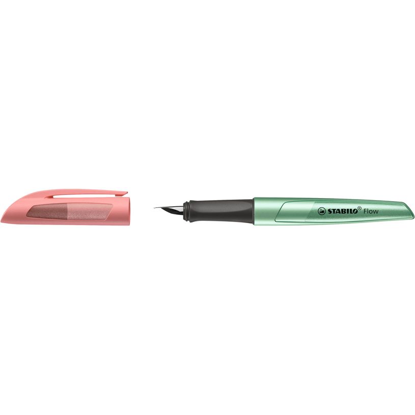 4006381551342-STABILO Flow Cosmetic - Stylo plume - rose/vert-P_405110841_1-0