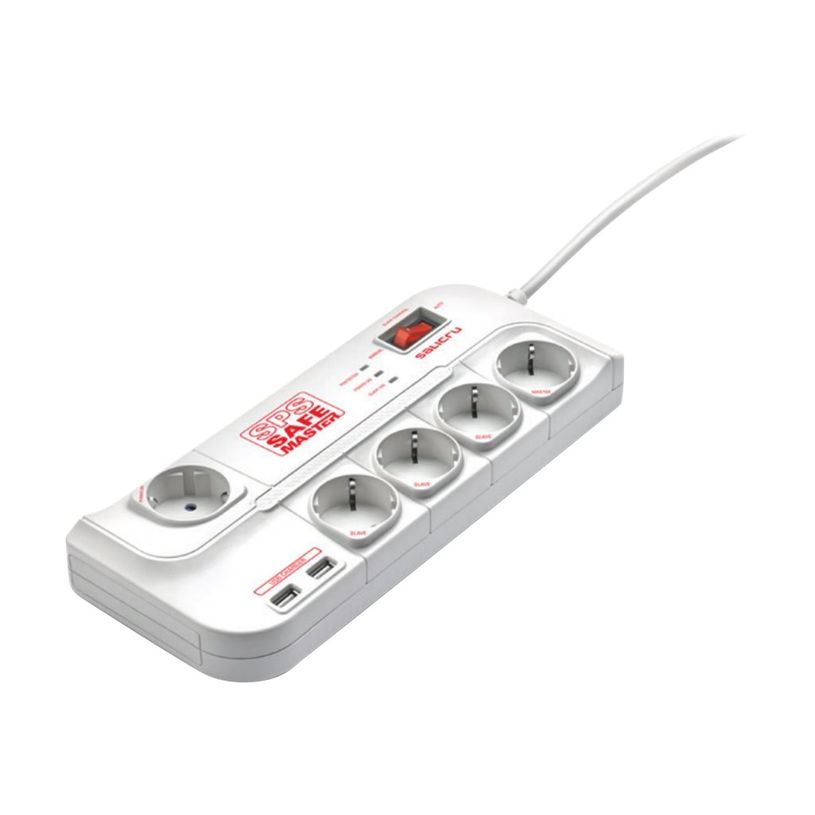 8436035921669-SALICRU SPS SAFE MASTER - Protection contre les surtensions - CA 250 V - connecteurs de sortie : 5 - 1.--2
