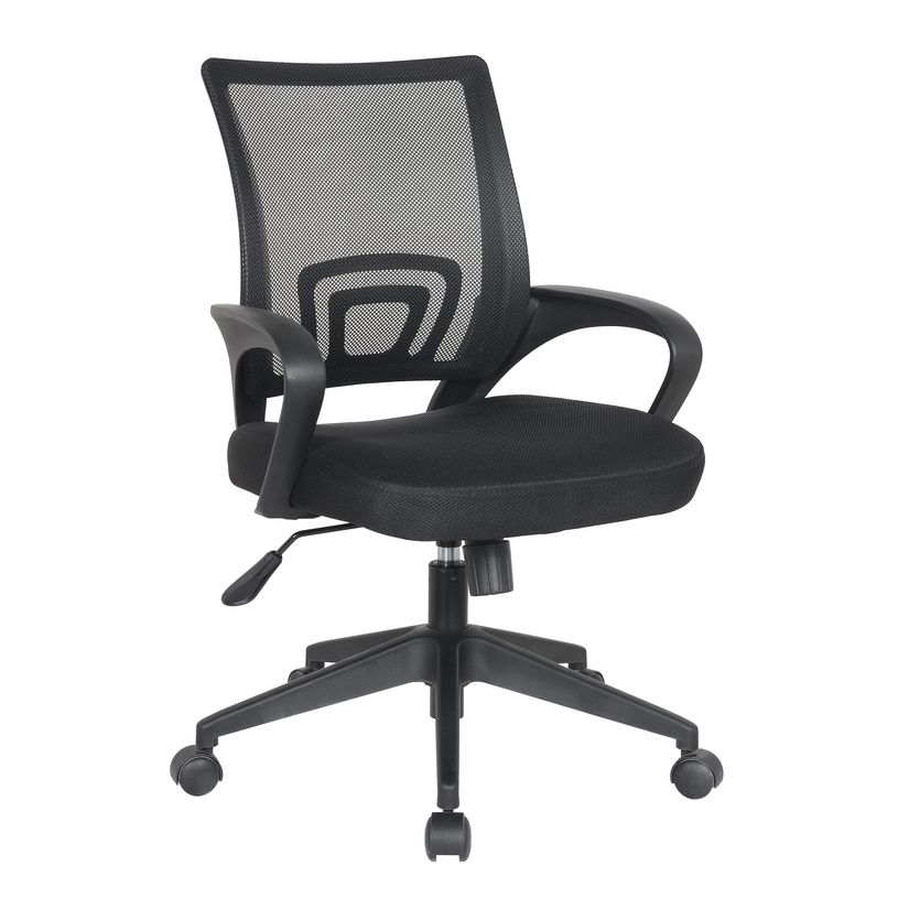 404051110174-Fauteuil de bureau FELUCCA - accoudoirs fixes - noir-P_405111017_2-1