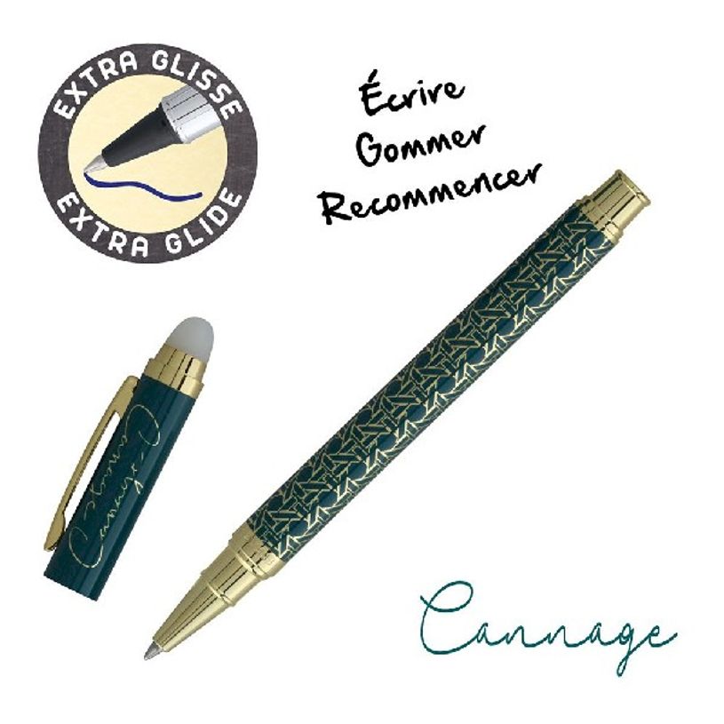 3173740245226-Ink Metal Cannage - Stylo à bille bleu effaçable - différents modèles disponibles-P_405111025_1-0