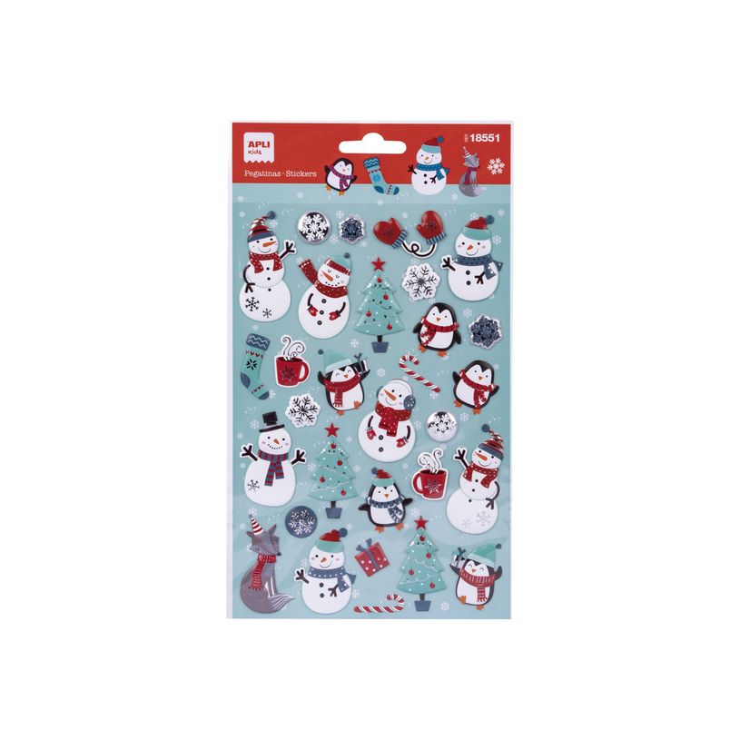8410782185512-Apli Kids - Stickers bonhomme de neige-P_405111155_1-0
