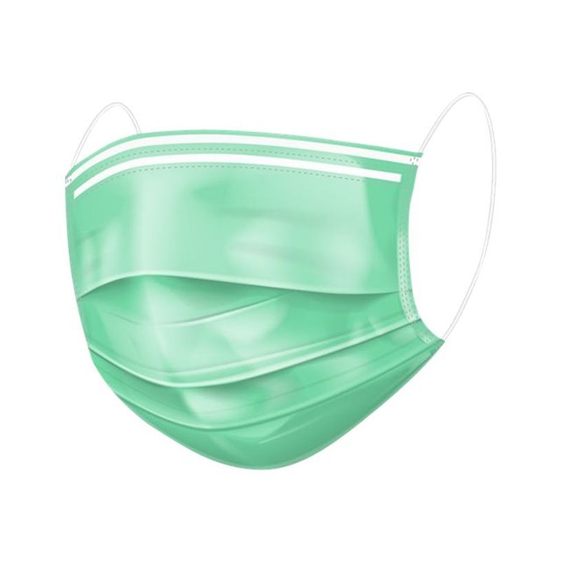 0404051112345-Boîte de 50 masques chirurgicaux "made in France"  (non stériles) - type II R - vert-P_405111234_2-1