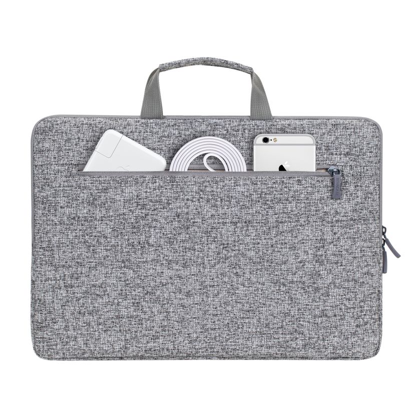 4260403578483-RIVACASE Anvik - Housse avec poignée pour ordinateur portable 15,6" - gris clair-P_405111287_4-2