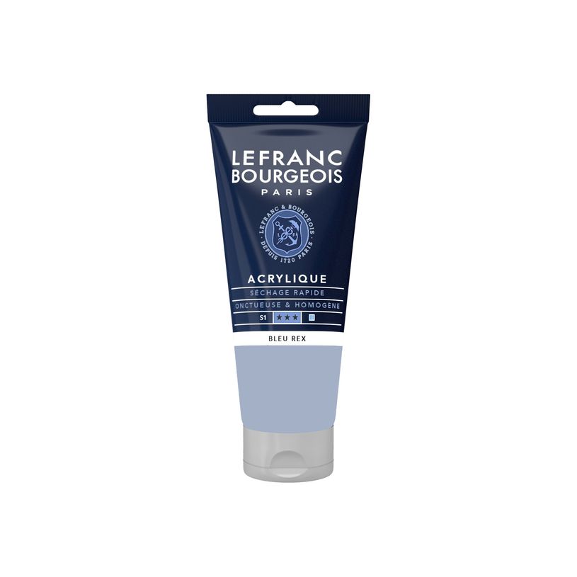3013643004394-Lefranc Bourgeois - Peinture acrylique - bleu rex - 80 ml-P_405111362_1-0