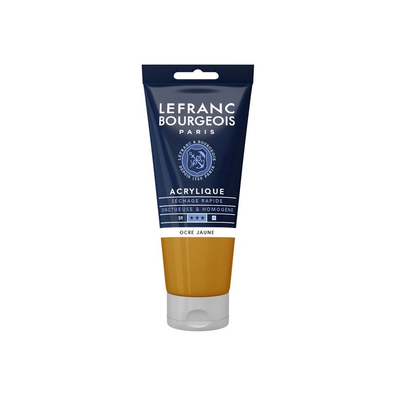 3013643004738-Lefranc Bourgeois - Peinture acrylique - ocre jaune - 80 ml-P_405111379_1-0