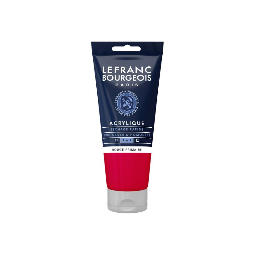 3013643004189-Lefranc Bourgeois - Peinture acrylique - rouge primaire - 80 ml-P_405111387_1-0