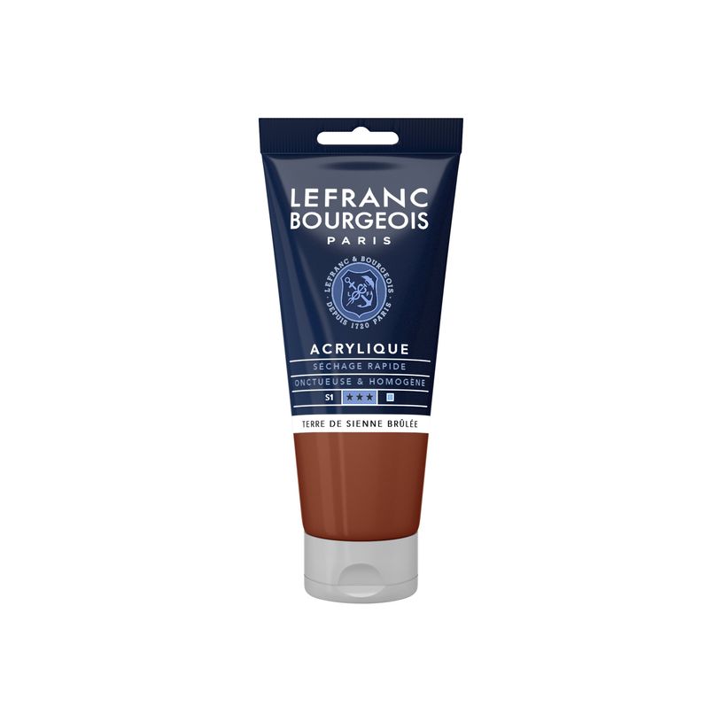 3013643003533-Lefranc Bourgeois - Peinture acrylique - terre de sienne brûlée - 80 ml-P_405111391_1-0