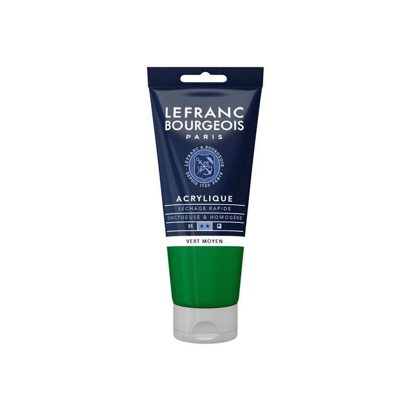 3013643003922-Lefranc & Bourgeois - Peinture acrylique - mid green - 80 ml-P_405111398_1-0