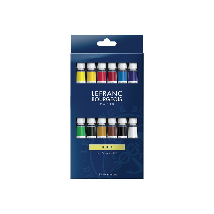 3013648101173-Lefranc & Bourgeois - 12 Peinture à l'huile - 10 ml-P_405111432_1-0