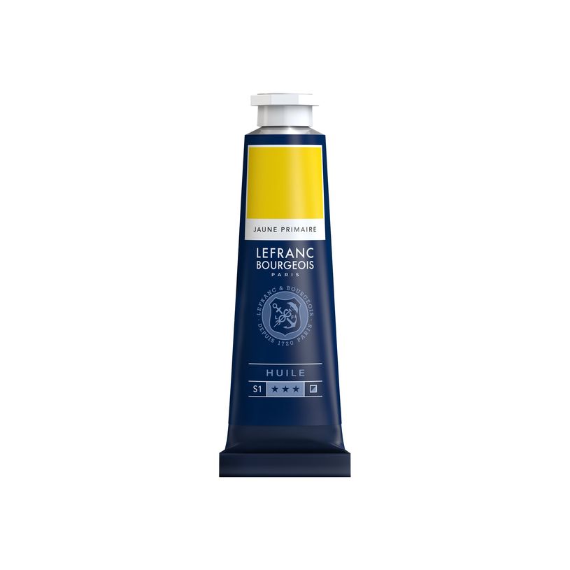 3013648100039-Lefranc Bourgeois - Peinture à l'huile - jaune primaire - 40 ml-P_405111457_1-0