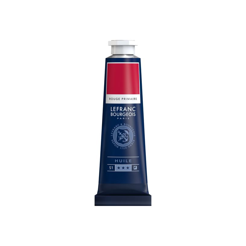 3013648100121-Lefranc Bourgeois - Peinture à l'huile - rouge primaire - 40 ml-P_405111469_1-0
