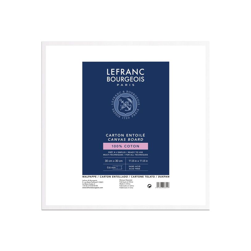 3013648066557-Lefranc & Bourgeois Louvre - Panneau de toile - 30 x 30 cm - 100 % coton-P_405111825_1-0