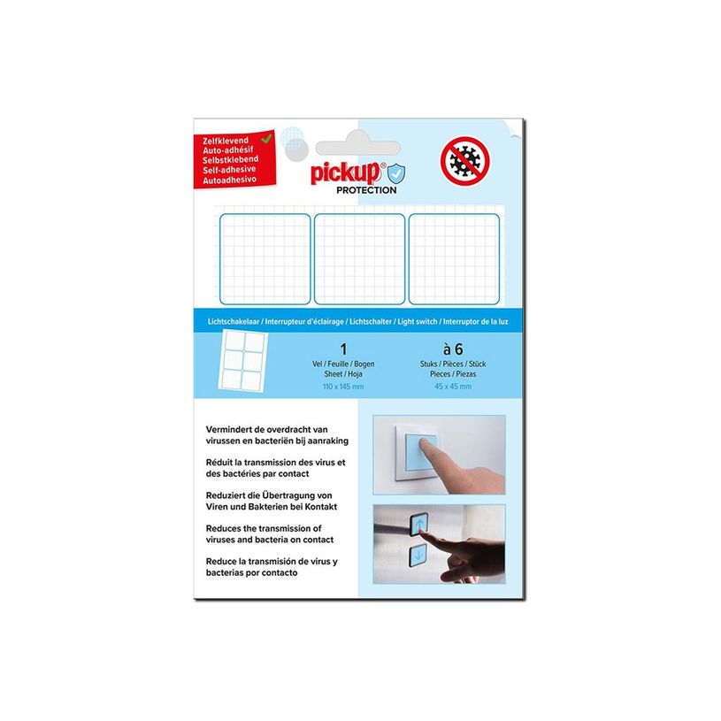 8711234033062-Pickup - 6 Films de protection adhésifs - antimicrobien - 45 x 45 mm-P_405111850_1-0