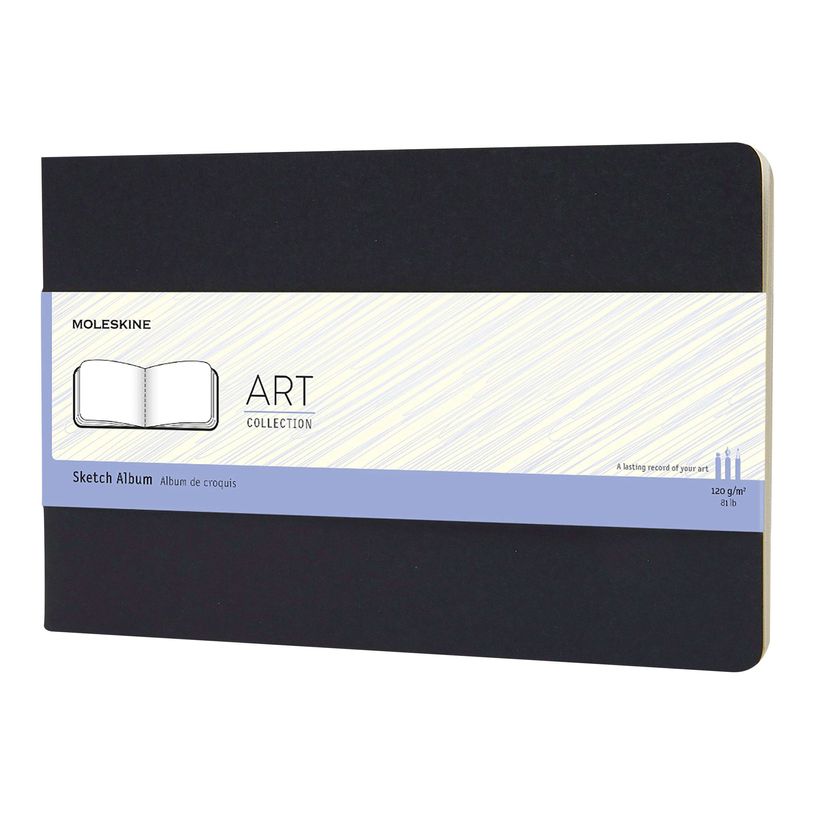 9788867323364-Moleskine Art Collection - Sketch album - large - 130 x 210 mm - papel marfil - liso - tap-P_405111966_2-0