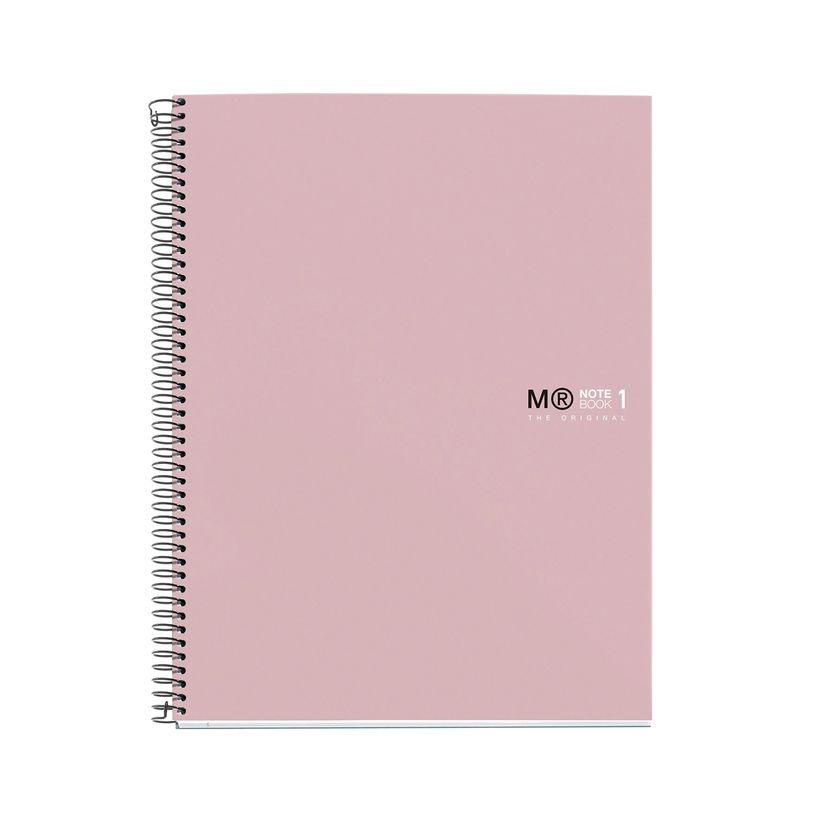 8422593465783-Notebook The Original, Couverture rigide, A4, quadrillage 5x5 mm, 80 feuilles de 1 couleur, Miquelrius,--0