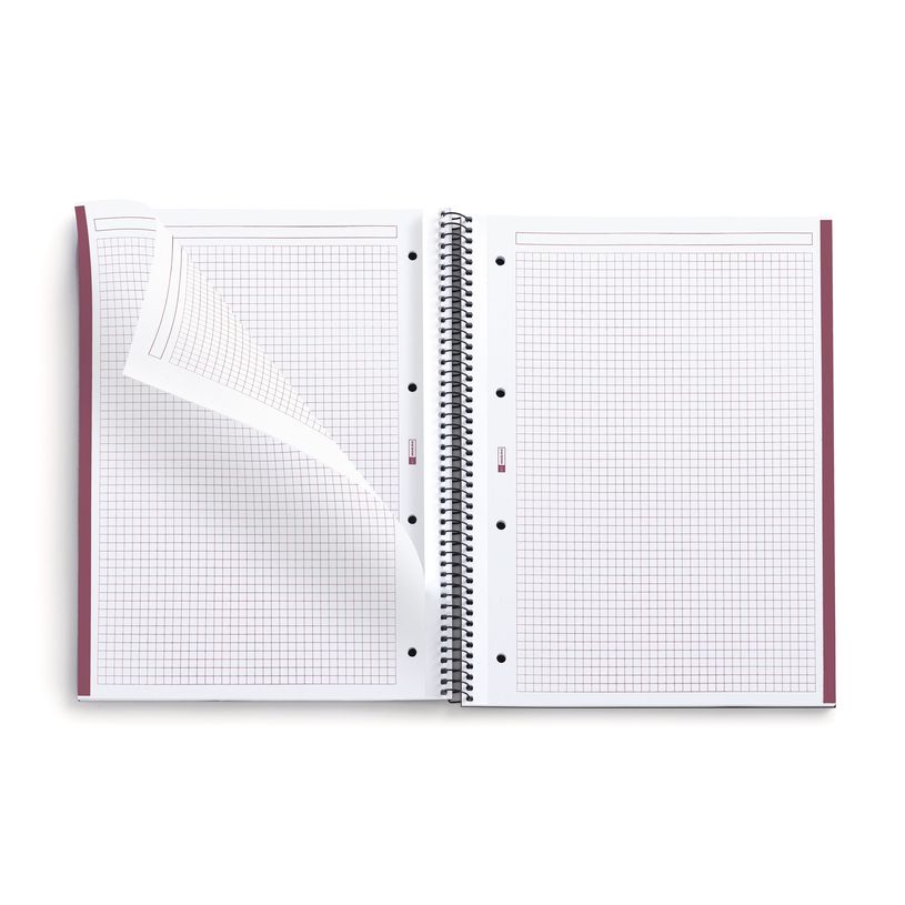8422593465783-Notebook The Original, Couverture rigide, A4, quadrillage 5x5 mm, 80 feuilles de 1 couleur, Miquelrius,--2