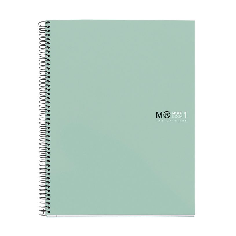 8422593465790-Notebook The Original, Couverture rigide, A4, quadrillage 5x5 mm, 80 feuilles de 1 couleur, Miquelrius,--0