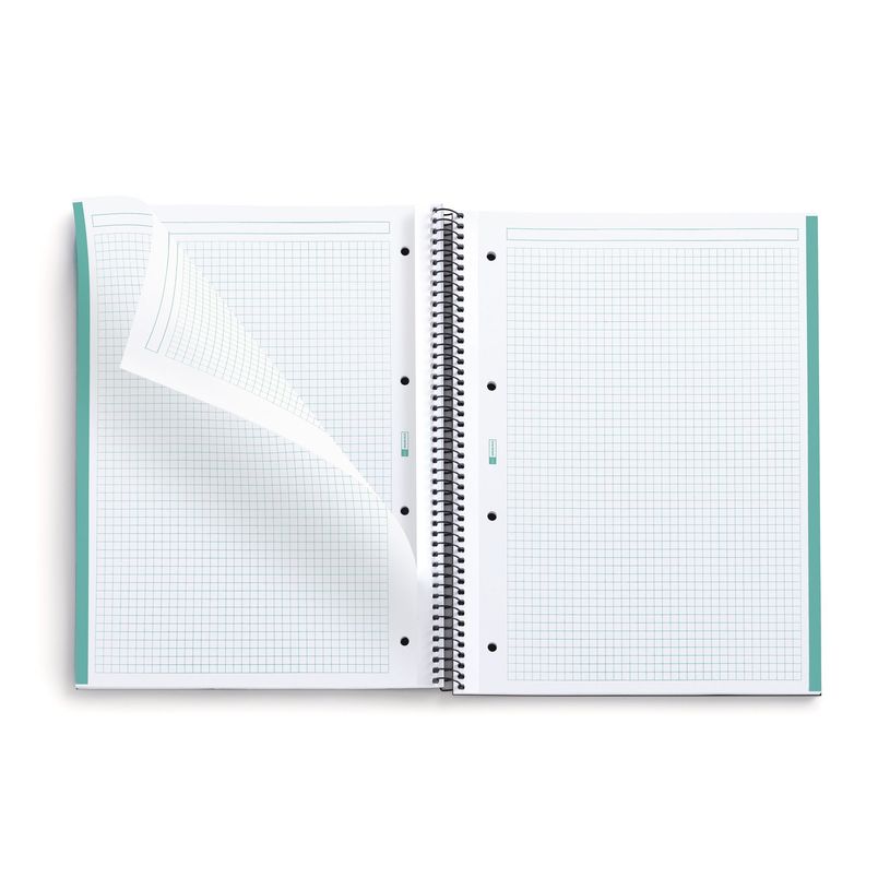 8422593465790-Notebook The Original, Couverture rigide, A4, quadrillage 5x5 mm, 80 feuilles de 1 couleur, Miquelrius,--2