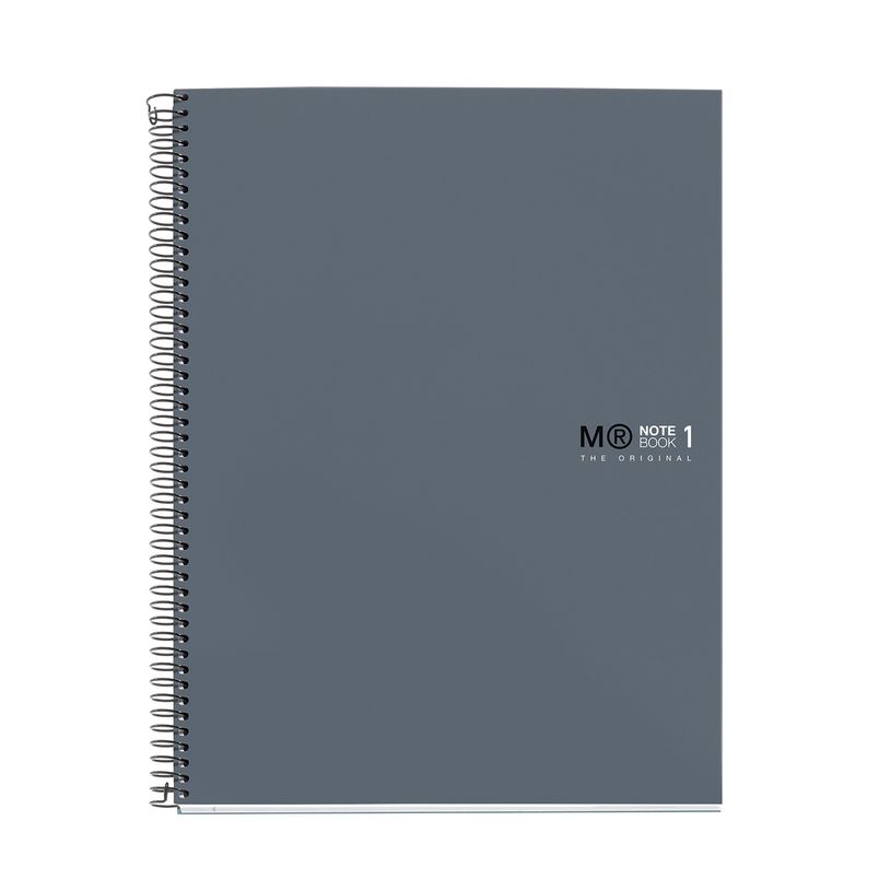 8422593465806-Notebook The Original, Couverture rigide, A4, quadrillage 5x5 mm, 80 feuilles de 1 couleur, Miquelrius,--0