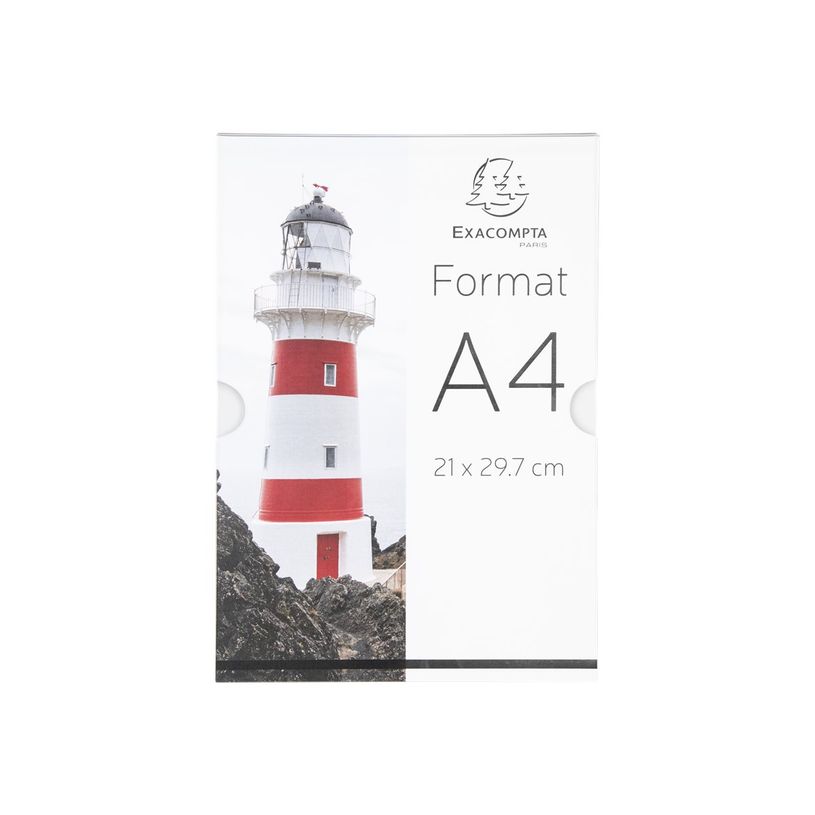 9002493109728-Exacompta - Présentoir mural pour A4 vertical - double face - vissable et collable-P_405112077_1-0