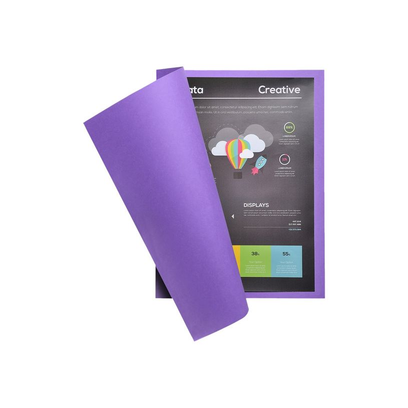 3288582100081-Exacompta Nature Future Bahia 220 - chemise - A4 - pour 200 feuilles - violet foncé (pack-P_405112300_4-3