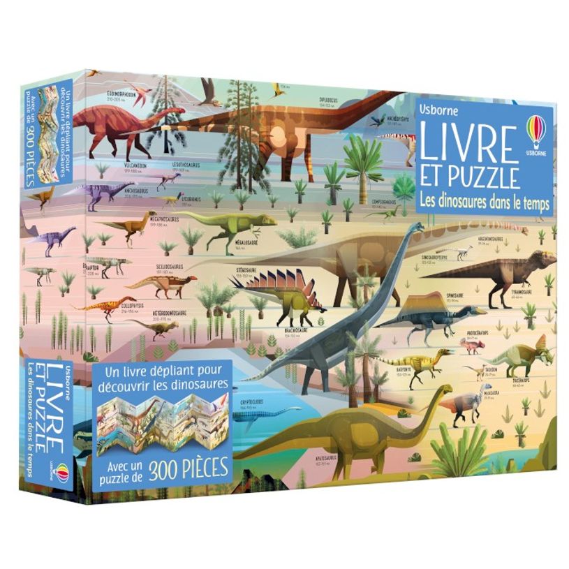 9781474990202-Les dinosaures dans le temps - Coffret Livre et puzzle-P_405112551_1-0