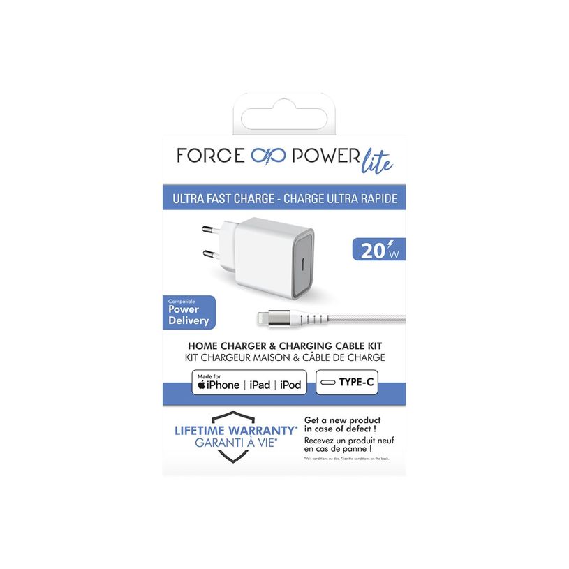 3571211460565-BigBen Connected - chargeur secteur pour smartphone avec cable 1,2 m - USB-C - blanc - 20W-P_405112589_2-2