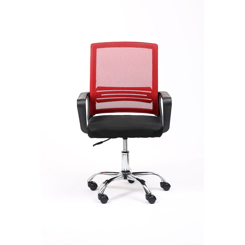 3701338802140-Fauteuil de bureau SQEEZY - accoudoirs fixes - noir/rouge-P_405112601_5-4